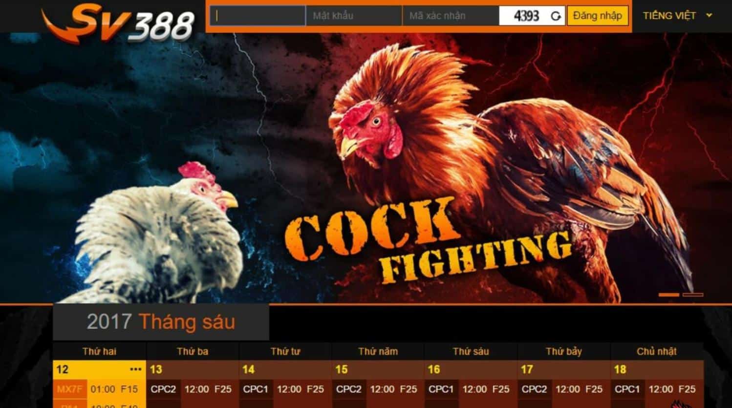 SV388 thương hiệu cá cược đá gà đẳng cấp