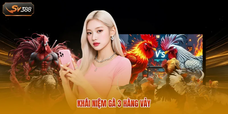 Khái niệm gà 3 hàng vảy